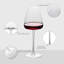 Verres à vin en cristal rouge, tige longue de 16 oz, ensemble de 4 avec boîte-cadeau (petit)