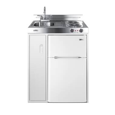 Summit ACK63GASBSS 63 Wide All-in-One Kitchenette with GAS Range