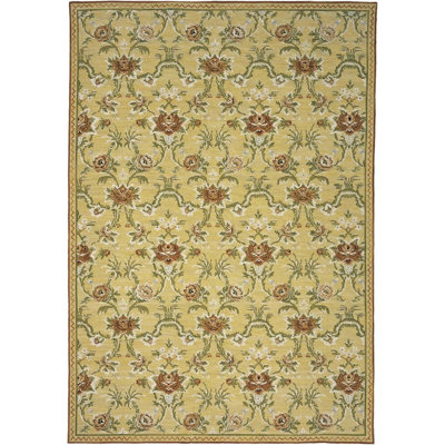 Fresco Azm Wool Floral Area Rug
