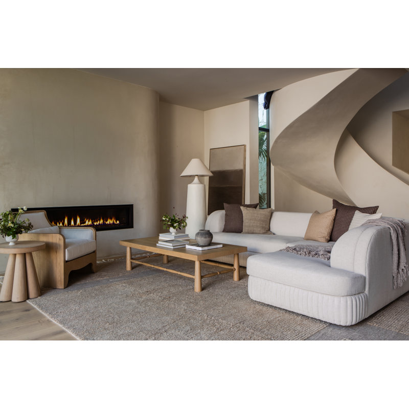 Hydrangea Coffee Table, White Oak