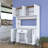 Modern Multi-Purpose Cabinet, White, 47.2 x 72.5 x 15.8 inches | 100% Melamine Coated E1 Quality Chipboard | Numerous Shelves, 1 Drawer, Wall-Mountable Design | Stylish Storage Solution for Home & Office-524629178