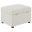 Fauteuil d'appoint pivotant avec rangement relevable Tona