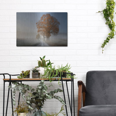 Mur en métal Latitude Autumn® «Autumn On Hyatt Lane» par Rick Berk