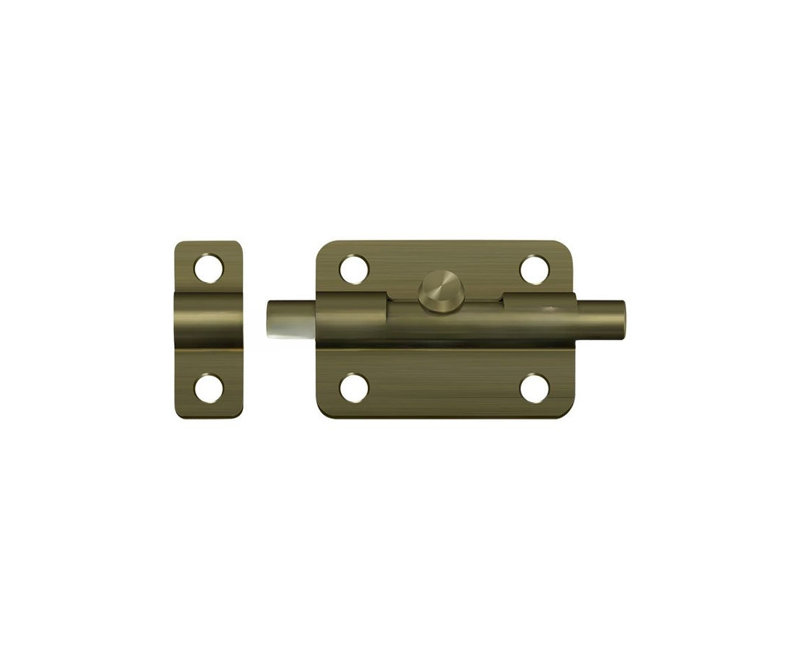 Barrel Latch/Catch/Bolt, Antique Brass