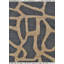 Tapis noir tissé à plat à la main Nevels Karo-826289678