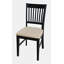 Chaise d'appoint rembourrée à dossier en lattes Barna-1097796139