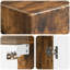 vidaXL Cabinet Set with Shelf with Storage 2 pcs Engineered Wood Living Room