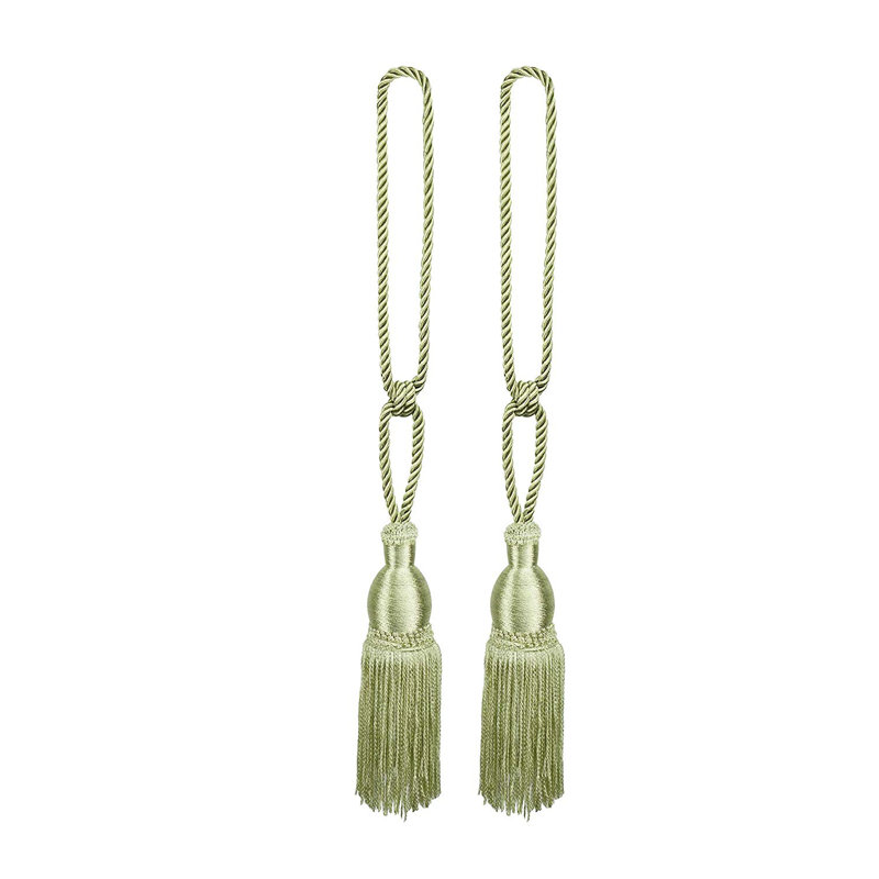 Ensemble de 2 rideaux en plastique Classic, Vert pastel