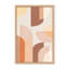Abstract Retro Geometric by  - Picture Frame Graphic Art on Paper-81387122-131292501-131292502
