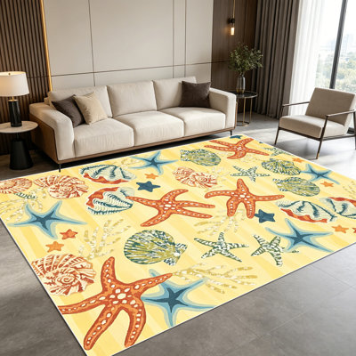 Tapis de sol 1PC Coastal Nautical Sea Star
