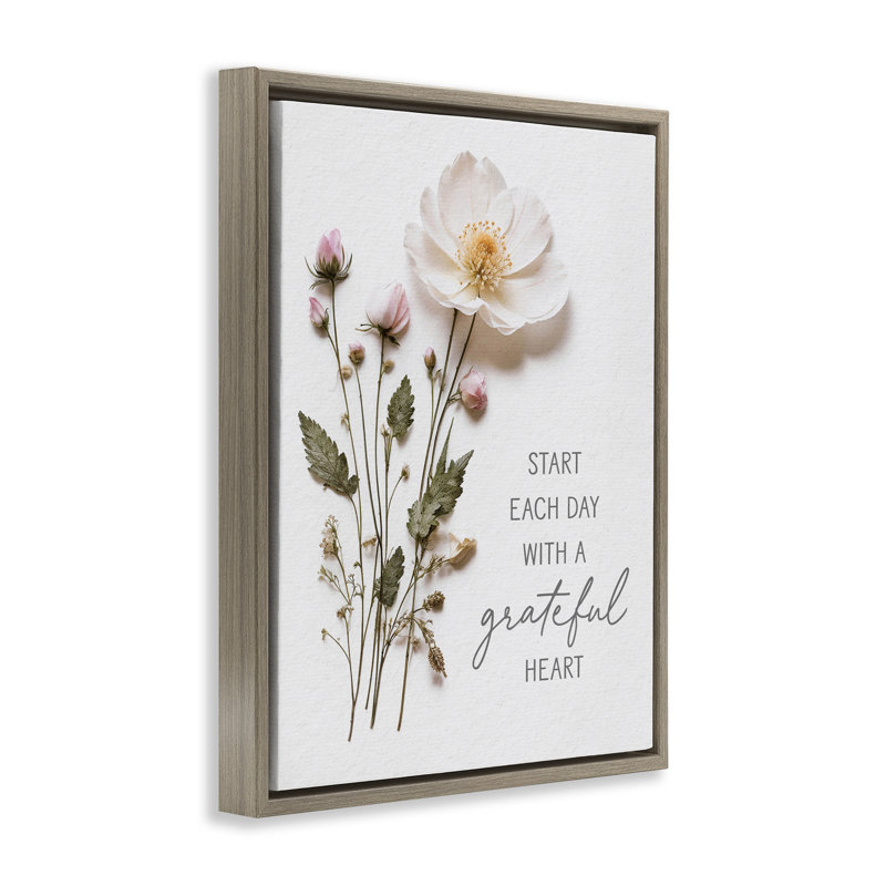 Cadre flottant Grateful Heart, Cadre flottant orme Montalcino, H 21 po x l 17 po