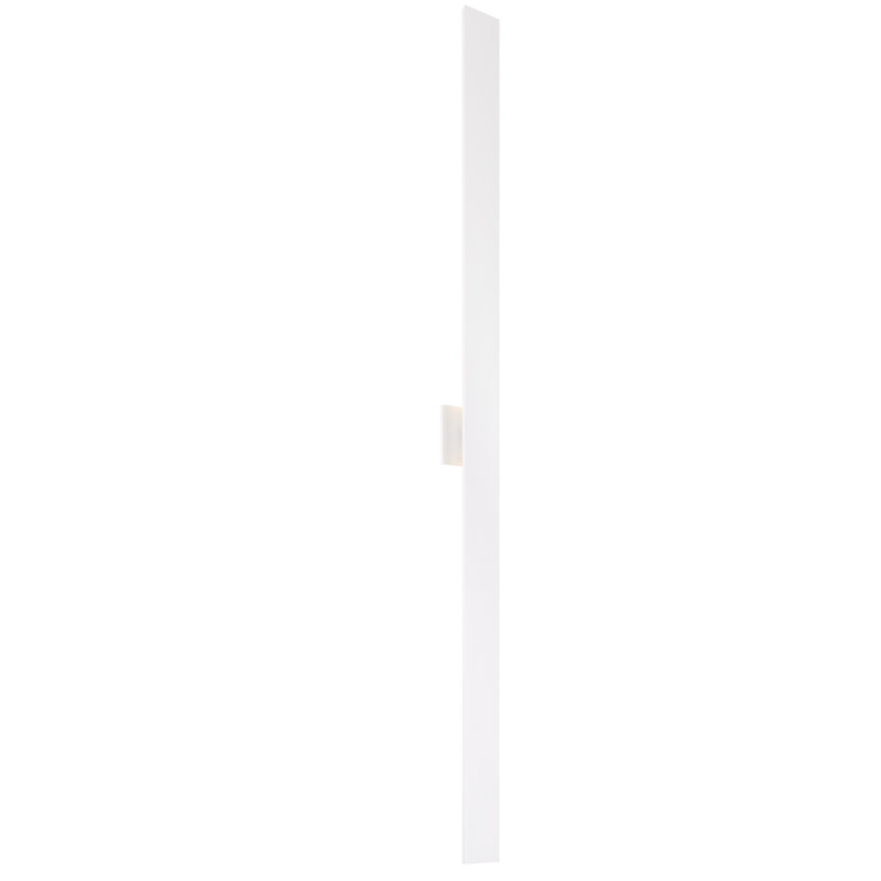 Vesta LED Wallchiere, White, 28" H x 5.126" W x 2.375" D