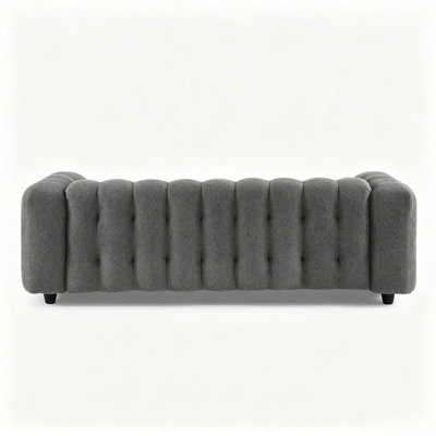 Lavance 89.4" W Tufted Bouclé Sofa