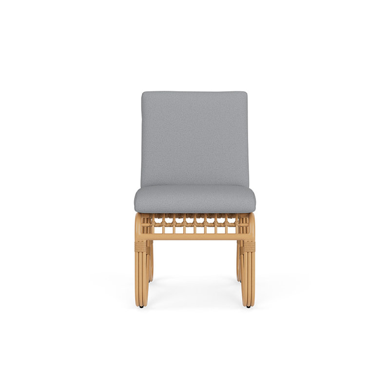 Riviera Outdoor Dining Side Chair, Sandberg Pewter