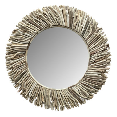 Sylvie Large Round Mirror