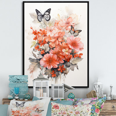 Art mural sur toile Corail