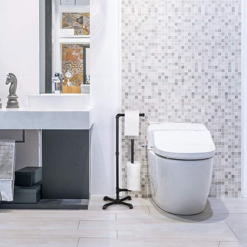 Porte-papier hygiénique sur pied