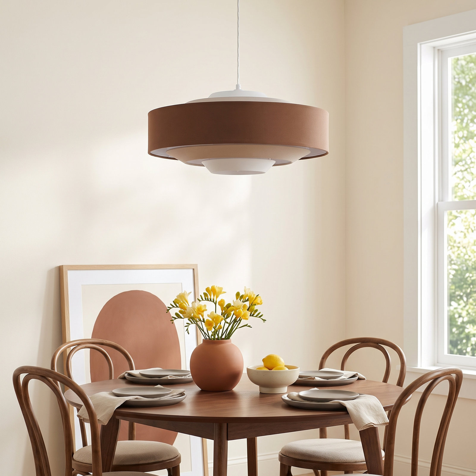 Bisi Single Light Iron Dimmable Pendant