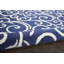 Tapis bleu marine / ivoire Susan-25937994
