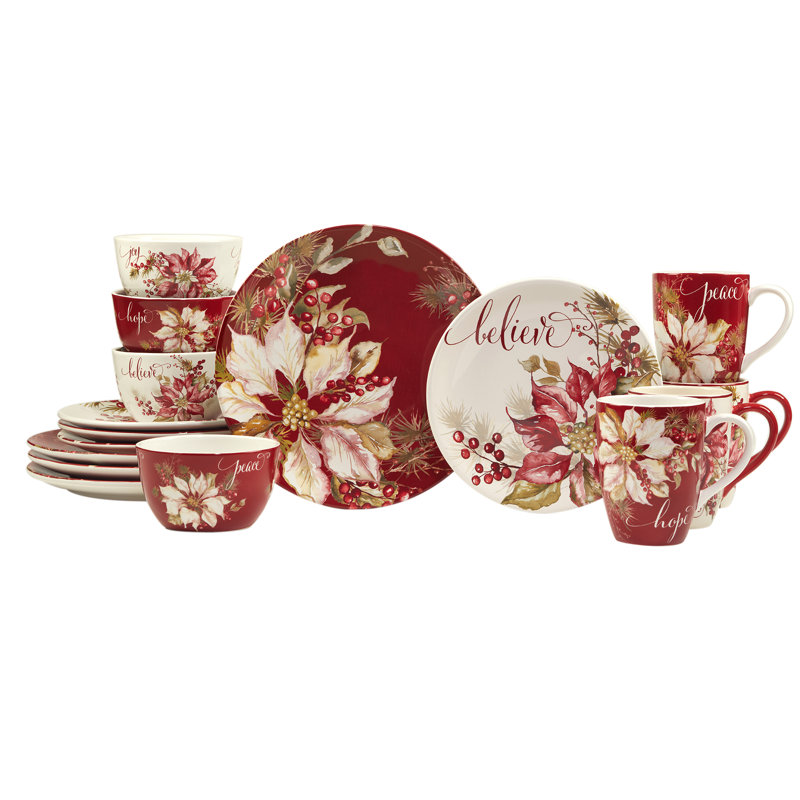 Winters Joy 16pc Dinnerware Set