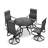 Tysan 6-Person Outdoor Dining Table and Chair Set-1351199219