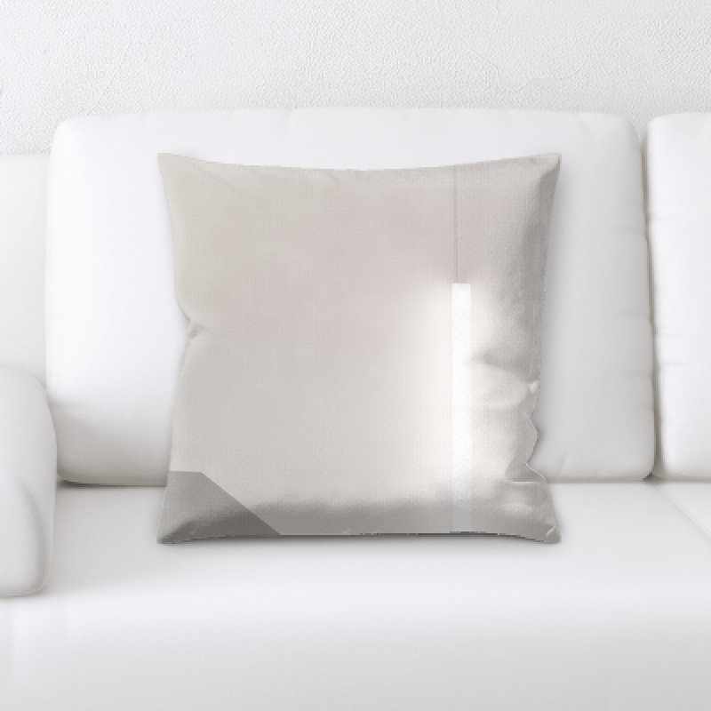 Minimalism Microsuede Reversible Throw Pillow