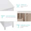 Bureau rectangulaire avec tiroirs et tablettes de rangement-388917962-387207040