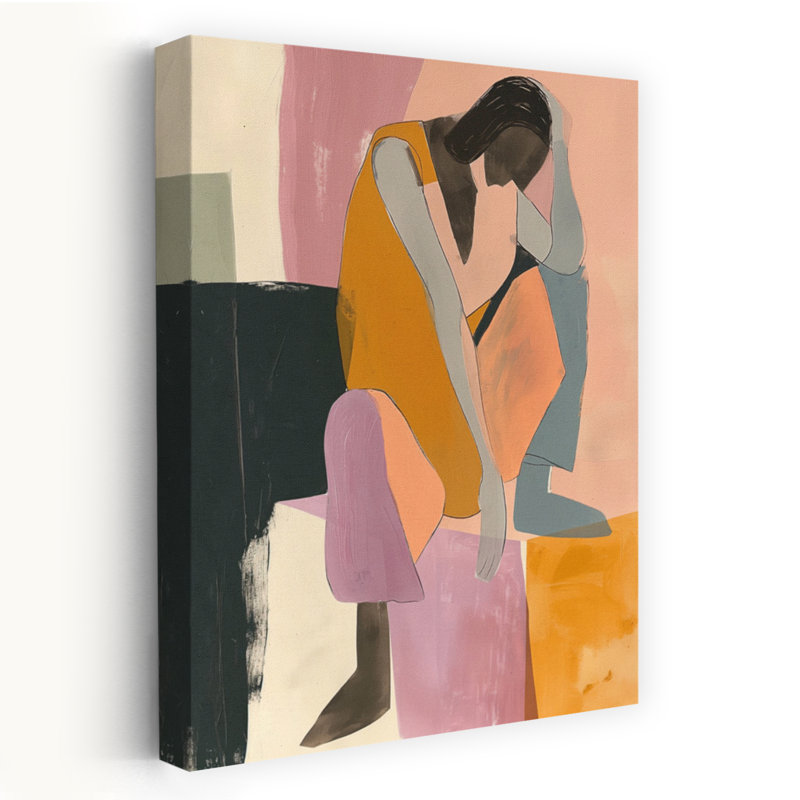 Art contemporain, art rétro, H 24 po x l 16 po
