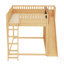 Lit mezzanine avec tête de lit tapissier, tablettes de rangement, échelle-1572846026-1572846068