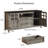 Farmhouse Tv Stand With Barn Doors And Drawers For Tvs 65 70 75" – Grey-190336543