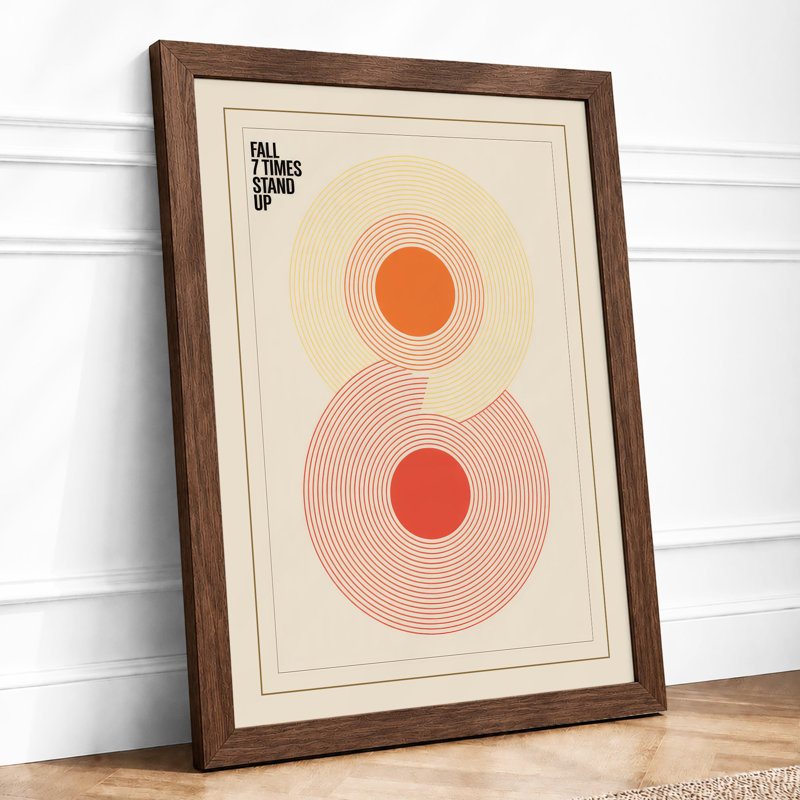 Fill The Void Minimalist - Print, Walnut, A4 - 29.7 x 21.0 cm