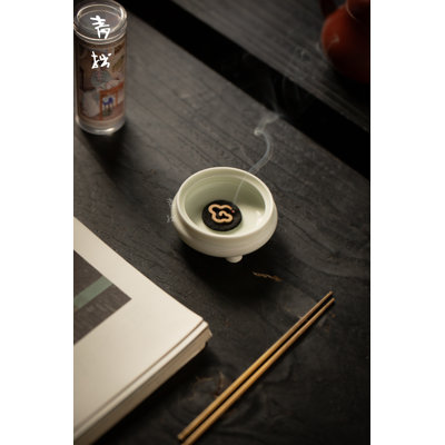 Plant-Ash Gray Li-style Incense Burner