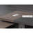Grey double-sided cabinet modern office desk