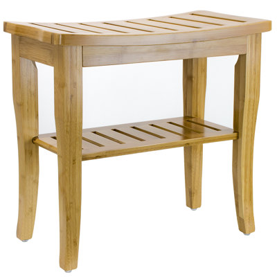 19" W Bamboo Shower Bench