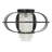 Idlewild 1-Light Ceiling Light in Matte Black-730736612