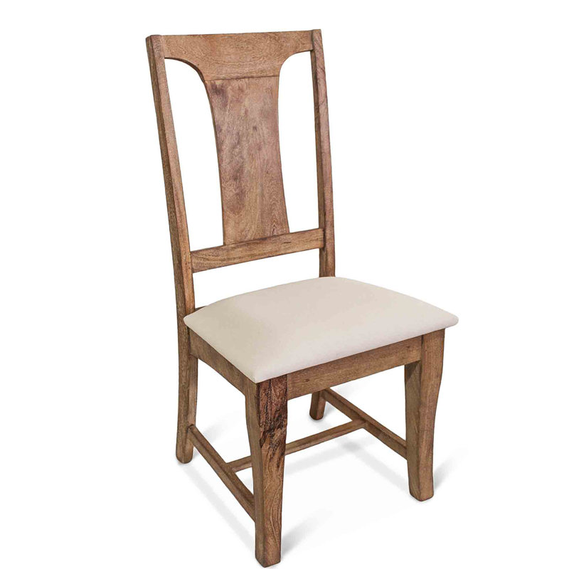 Pengrove Upholstered Dining Chair, Beige, Antique Oak