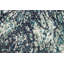 Tapis bleu clair noué à la main de conception unique 6 pi x 8 pi 10 po New Age