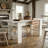94.5"W Dining Table With Leaf (Clear Out)