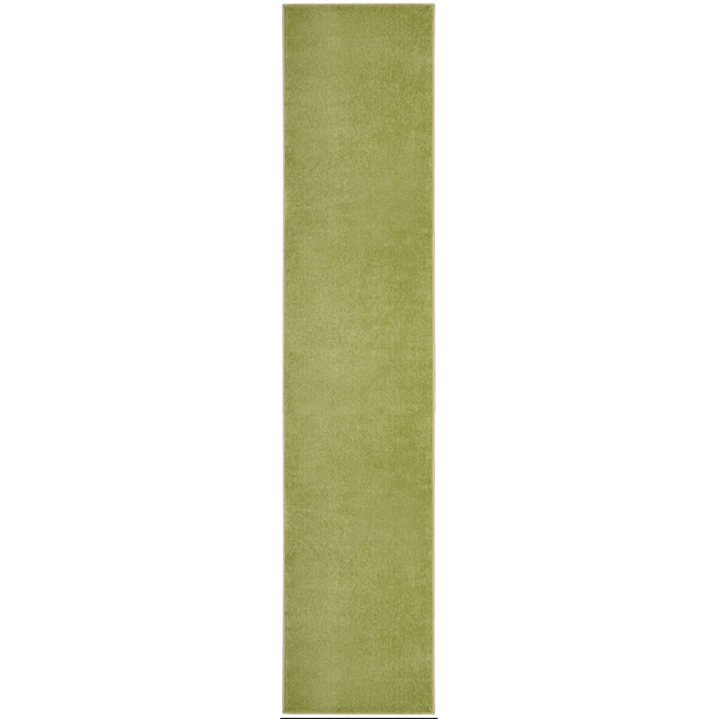 Nourison Essentials Green Indoor/Outdoor Area Rug, Runner 2'2" x 16'