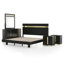 Ensemble de chambre avec lit plateforme 5 pièces Clemson-752606010-752605989-766987018