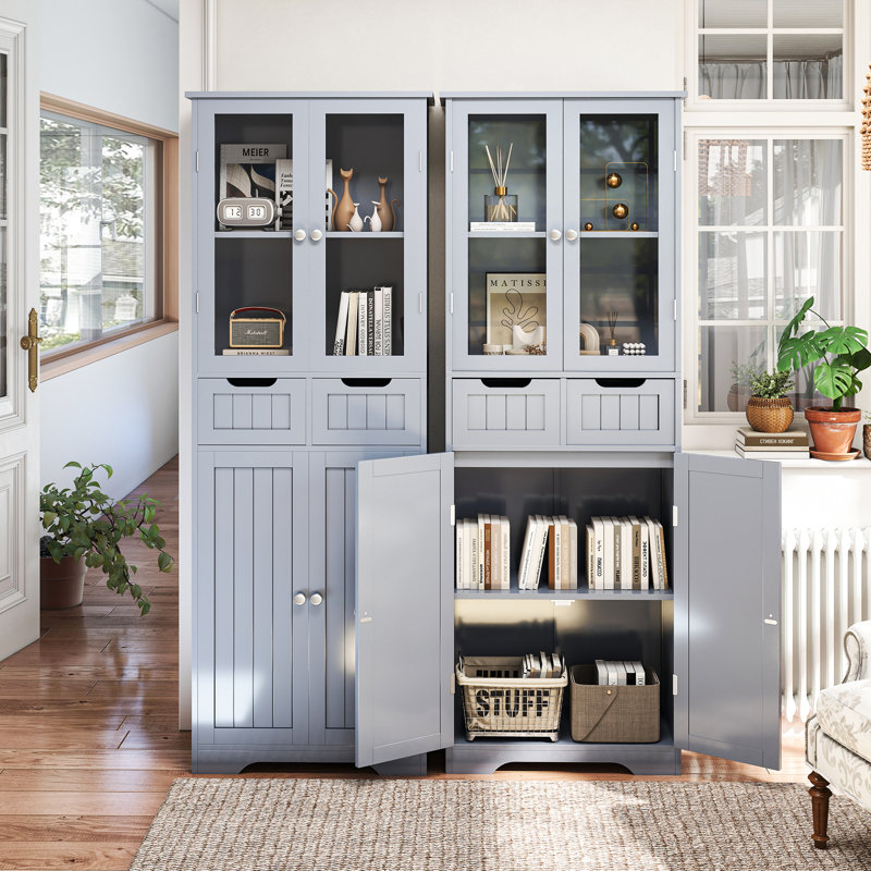 Armoire de salle de bain, Gris