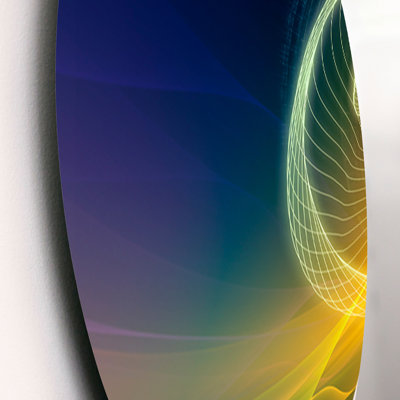 Abstract Wall Decor on Metal