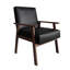 Chaise d'appoint en polyuréthane noir-1746184649