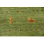 Tapis vert en laine de style Gabbeh vert 5 x 8