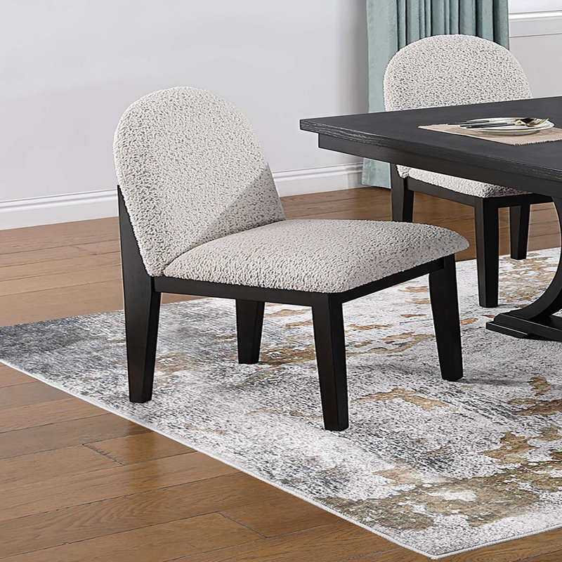 Ensemble de table de salle à manger de style traditionnel et 6 chaises d'appoint 7 pièces