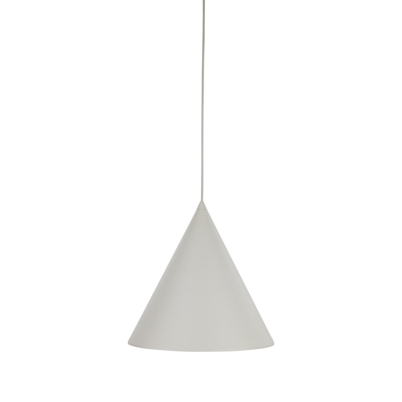 Luminaire suspendu CONO XL, Blanc, H 65 po x l 13 po