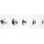 «Black and White Eclipse - Earth & Galaxy», reproduction d'art encadrée