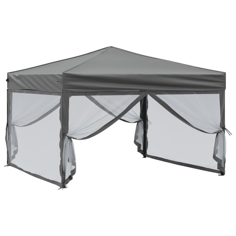 Aliyaha 2.9m x 2.9m Steel Party Tent, Anthracite