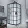 Cyrus 36" W x 36" D x 72" H Framed Square Sliding Shower Enclosure