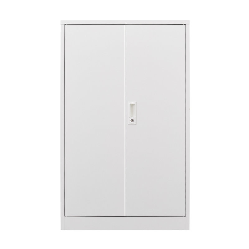 Armoire de rangement pliante en métal blanc